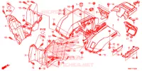 PARAFANGO POSTERIORE per Honda FOURTRAX 500 RUBICON DCT EPS 2018