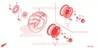 RUOTA ANTERIORE per Honda FOURTRAX 500 RUBICON DCT EPS 2018