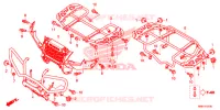 SEDILE/PORTATORE per Honda FOURTRAX 500 RUBICON DCT EPS 2018