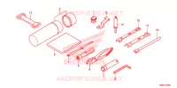 UTENSILI/SCATOLA BATTERIA per Honda FOURTRAX 500 RUBICON DCT EPS 2018