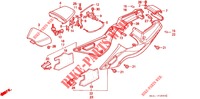 SEDILE   GUAINA  per Honda VFR 400 R3 Without speed warning light 1990