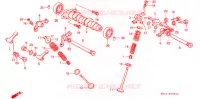 ALBERO A CAMME/VALVOLA per Honda XLR 250 BAJA 1990