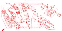 AMMORTIZZATORE POSTERIORE (1) (RF/R2F/RH/R3J/RK/RL/R3L) per Honda XLR 250 BAJA 1990