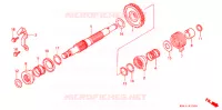 ASSE AVVIATORE A TIRO per Honda XLR 250 BAJA 1990