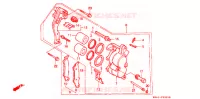 CALIBRO FRENO ANTERIORE (2) per Honda XLR 250 BAJA 1990