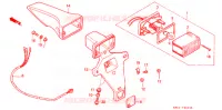 FANALE LUCE POSTERIORE (2) per Honda XLR 250 BAJA 1990