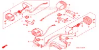 FRECCIA LAMPEGGIATORE per Honda XLR 250 BAJA 1990