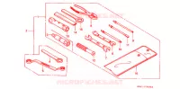 UTENSILI/SCATOLA BATTERIA per Honda XLR 250 BAJA 1990