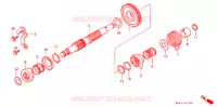 ASSE AVVIATORE A TIRO per Honda XLR 250 BAJA 1991