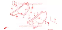 COPERTURA LATO/COPERTURA SERBATOIO per Honda XLR 250 BAJA 1991