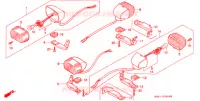 FRECCIA LAMPEGGIATORE per Honda XLR 250 BAJA 1991