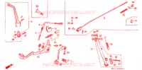 PEDALE/BRACCIO AVVIATORE A TIRO per Honda XLR 250 BAJA 1991
