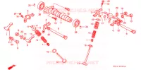 ALBERO A CAMME/VALVOLA per Honda XLR 250 BAJA Whit speed warning light 1994