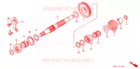 ASSE AVVIATORE A TIRO per Honda XLR 250 BAJA Whit speed warning light 1994
