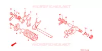 CILINDRO CAMBIO/FORCA CAMBIO per Honda XLR 250 BAJA Whit speed warning light 1994