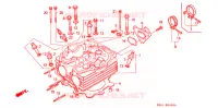 CILINDRO/TESTATA per Honda XLR 250 BAJA Whit speed warning light 1994