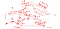 CONDOTTO MANIGLIA/PONTE SOPRA/ GAMBA STERZO per Honda XLR 250 BAJA Whit speed warning light 1994