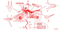 EMBLEMA/STRISCIA (CRF250RL/RLA) per Honda CRF 250 RALLYE 2018