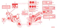 ETICHETTA CAUZIONE (CRF250RL/RLA) per Honda CRF 250 RALLYE 2018