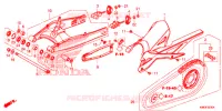 BRACCIO OSCILLANTE/CASSA CATENA per Honda CB 125 R ABS 2019