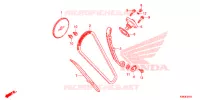 CATENA CAMMA/TENSIONE per Honda CB 125 R ABS 2019