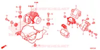 CILINDRO MAESTRO FRENO/MODULATORE ABS per Honda CB 125 R ABS 2019