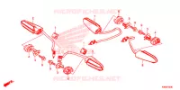 FRECCIA LAMPEGGIATORE per Honda CB 125 R ABS 2019