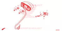 LUCE CODA(2) per Honda CB 125 R ABS 2019