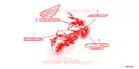 MARCHIO per Honda CB 125 R ABS 2019