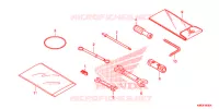 UTENSILI/SCATOLA BATTERIA per Honda CB 125 R ABS 2019