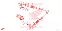 ALBERO A CAMME/VALVOLA per Honda MSX 125 ABS 2018