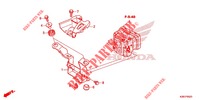 CILINDRO MAESTRO FRENO/MODULATORE ABS per Honda MSX 125 ABS 2020