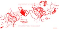 COPERTURA ANTERIORE/FILTRO ARIA per Honda MSX 125 ABS 2018