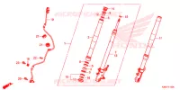 FORCELLA ANTERIORE per Honda MSX 125 ABS 2018