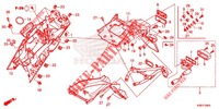 PARAFANGO POSTERIORE per Honda MSX 125 ABS 2020