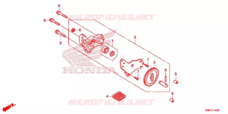 CASSA MANOVELLA/POMPA OLIO Honda MOTO 125 MSX 2020  MSX125AJ