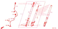 FORCELLA ANTERIORE per Honda MSX 125 2018