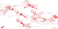 FRECCIA LAMPEGGIATORE (ED,KO,U,V,FO) per Honda MSX 125 2018
