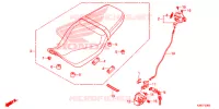 SEDILE SINGOLO(2) per Honda MSX 125 2018