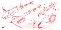 BRACCIO OSCILLANTE/CASSA CATENA per Honda CBF 125 2010