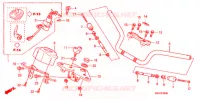 CONDOTTO MANIGLIA/PONTE SOPRA/ GAMBA STERZO per Honda CBF 125 2010