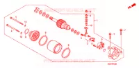 MOTORE AVVIAMENTO per Honda CBF 125 2010