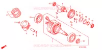 ALBERO MANOVELLA/PISTONE per Honda CBR 125 2007