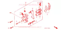 CALIBRO FRENO ANTERIORE per Honda CBR 125 2007
