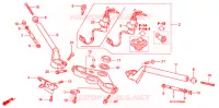 CONDOTTO MANIGLIA/PONTE SOPRA/ GAMBA STERZO per Honda CBR 125 2007
