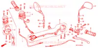 LEVA MANIGLIA/INTERRUTTORE/CAVO per Honda CBR 125 2007