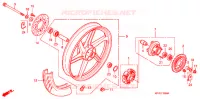 RUOTA POSTERIORE per Honda CBR 125 2007