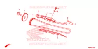 CATENA CAMMA/TENSIONE per Honda NC 750 S ABS, BLACK 2018