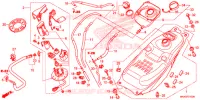 SERBATOIO COMBUSTIBILE/POMPA COMBUSTIBILE per Honda NC 750 S ABS, BLACK 2018