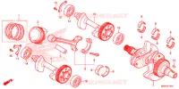 ALBERO A GOMITI/PISTONE per Honda NC 750 S ABS 35KW, ROUGE 2019
